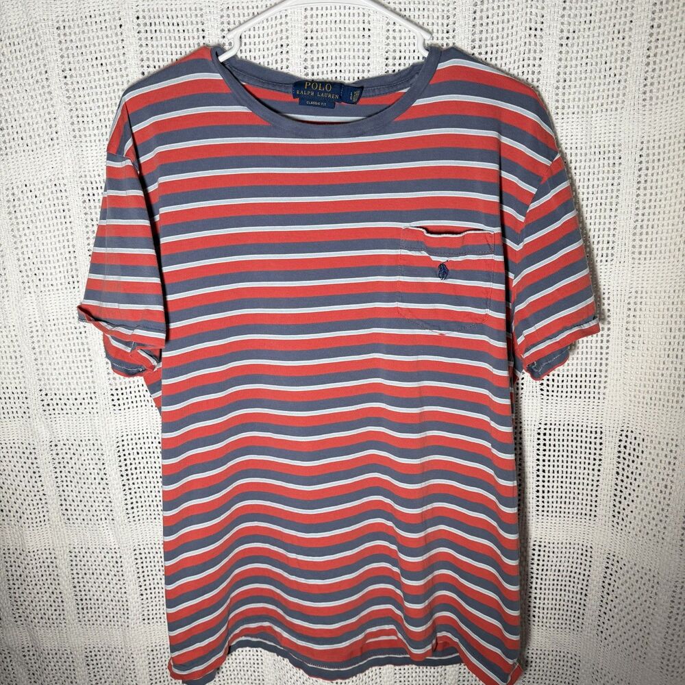 Striped Mens Polo Shirt